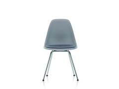 Eames Plastic Chair EPC DSX z tapicerowana poduchą