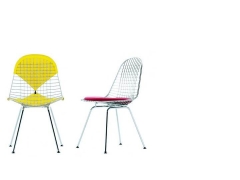 Wire Chair DKX-2 w całości tapicerowane